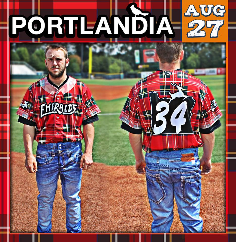 Illustration for article titled These Portlandia-themed baseball uniforms are just horrible
